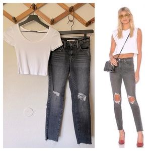 LEVI’S 721 High Rise Skinny Jeans - with free top